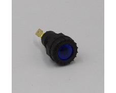 Kontrollampe blå - 12 volt.
